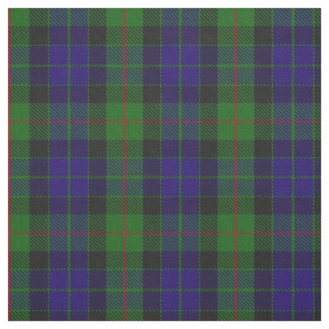 Clan Gunn Scottish Tartan Plaid Fabric (Swatch)