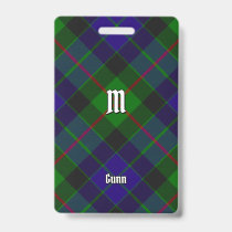 Clan Gunn Tartan Badge