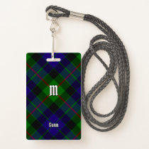 Clan Gunn Tartan Badge