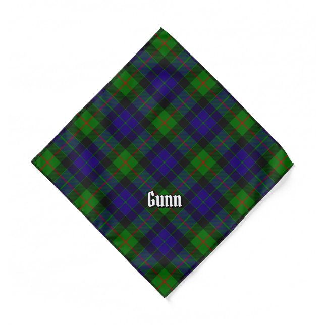 Clan Gunn Tartan Bandana (Front)