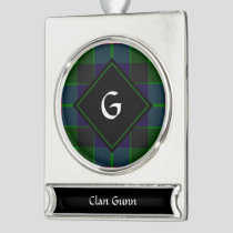 Clan Gunn Tartan Banner Ornament