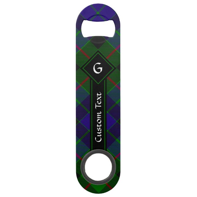 Clan Gunn Tartan Bar Key (Front)