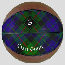 Clan Gunn Tartan Basketball