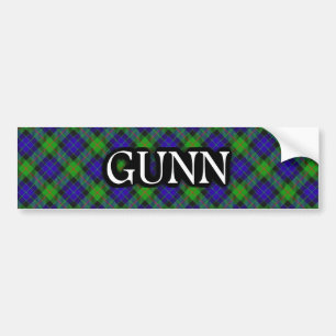 Clan Gunn Tartan Bumper Sticker