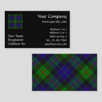 Clan Gunn Tartan Business Card