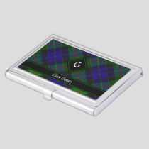 Clan Gunn Tartan Business Card Case