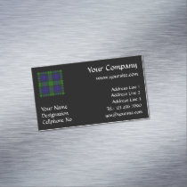 Clan Gunn Tartan Business Card Magnet