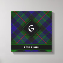 Clan Gunn Tartan Canvas Print