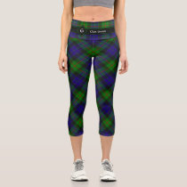 Clan Gunn Tartan Capri Leggings