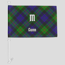 Clan Gunn Tartan Car Flag