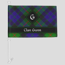 Clan Gunn Tartan Car Flag