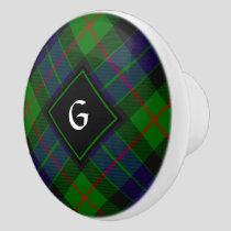 Clan Gunn Tartan Ceramic Knob