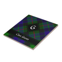 Clan Gunn Tartan Ceramic Tile