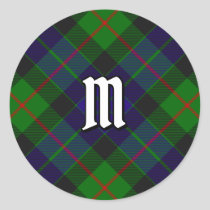 Clan Gunn Tartan Classic Round Sticker