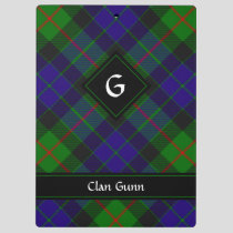 Clan Gunn Tartan Clipboard