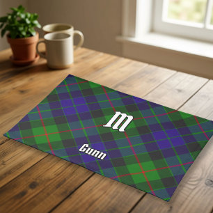 Clan Gunn Tartan Cloth Placemat