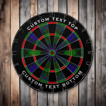 Clan Gunn Tartan Dart Board