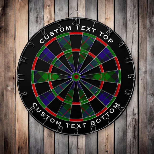 Clan Gunn Tartan Dart Board (Creator Uploaded)