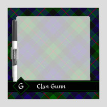 Clan Gunn Tartan Dry Erase Board