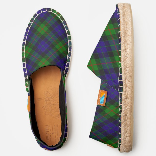 Clan Gunn Tartan Espadrilles (Side)