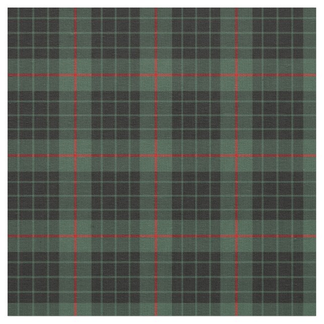 Clan Gunn Tartan Fabric (Close Up)