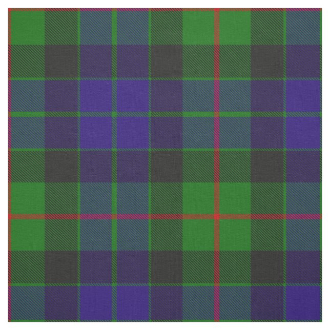 Clan Gunn Tartan Fabric (Swatch)