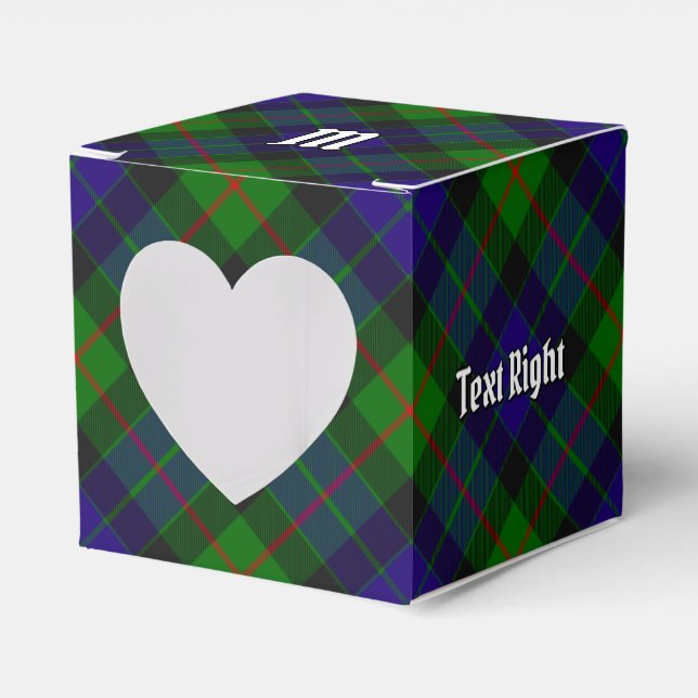 Clan Gunn Tartan Favor Box (Front Side)