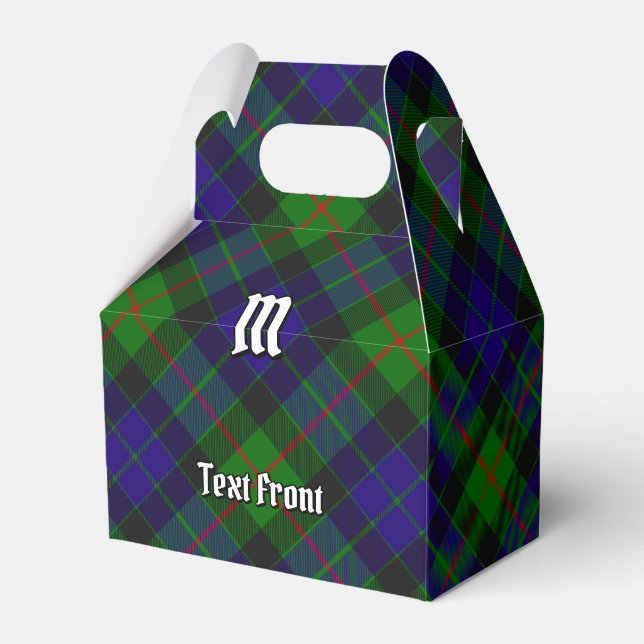 Clan Gunn Tartan Favor Box (Front Side)