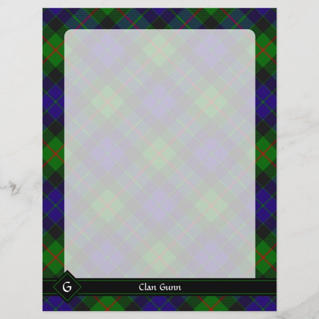 Clan Gunn Tartan Flyer (Front)