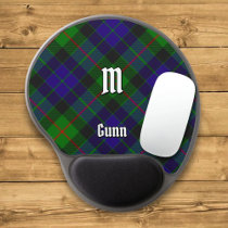Clan Gunn Tartan Gel Mouse Pad