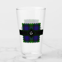 Clan Gunn Tartan Glass