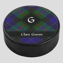 Clan Gunn Tartan Hockey Puck