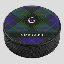 Clan Gunn Tartan Hockey Puck