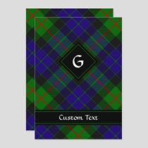 Clan Gunn Tartan Invitation