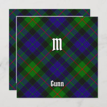 Clan Gunn Tartan Invitation