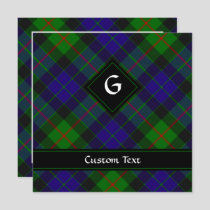 Clan Gunn Tartan Invitation