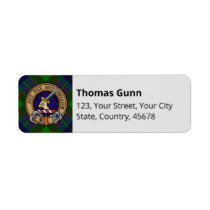 Clan Gunn Tartan Label