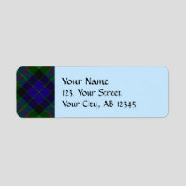 Clan Gunn Tartan Label