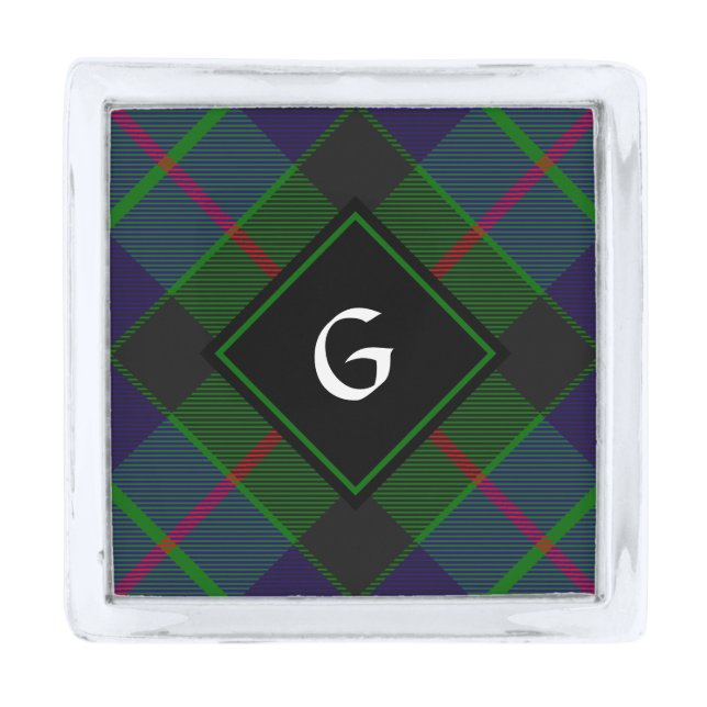 Clan Gunn Tartan Lapel Pin (Front)