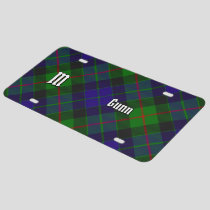 Clan Gunn Tartan License Plate