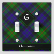 Clan Gunn Tartan Light Switch Cover
