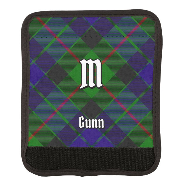 Clan Gunn Tartan Luggage Handle Wrap (Front)