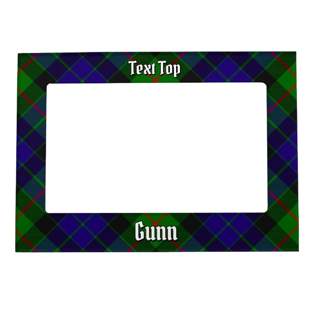 Clan Gunn Tartan Magnetic Frame (Front)