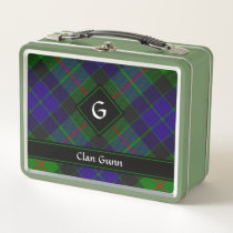 Clan Gunn Tartan Metal Lunch Box