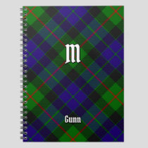 Clan Gunn Tartan Notebook