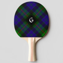 Clan Gunn Tartan Ping Pong Paddle