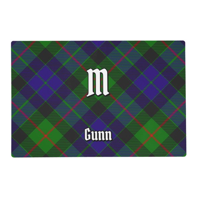 Clan Gunn Tartan Placemat (Front)