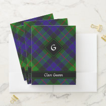 Clan Gunn Tartan Pocket Folder