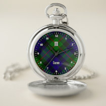 Clan Gunn Tartan Pocket Watch