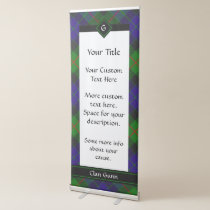 Clan Gunn Tartan Retractable Banner